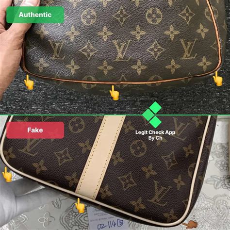 authentic vs fake daimler louis vuitton|louis vuitton scam.